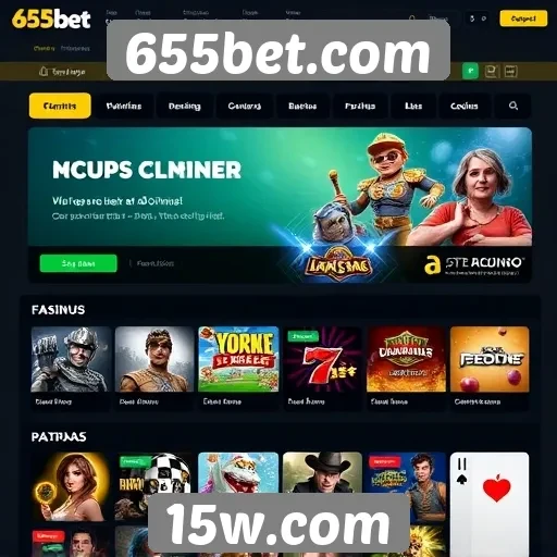 Experiência do usuário em navegação no 655bet.com